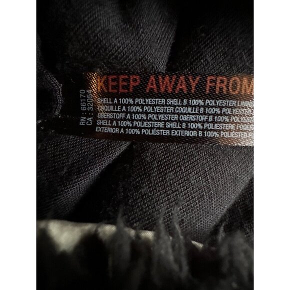 Fp Movement M Black & White Pullover Jacket With Snap Buttons Oversized - Picture 4 of 6